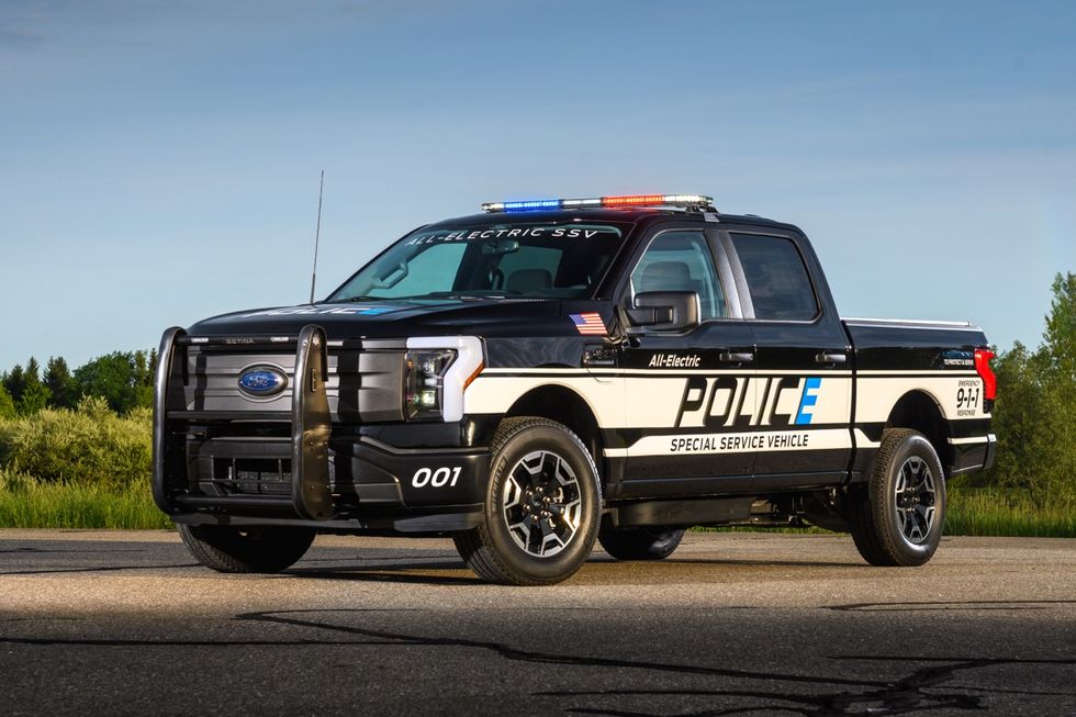 Ford Reveals F-150 Lightning Pro SSV, the EV Trucks Police Model