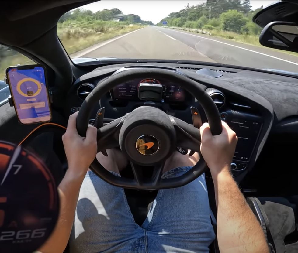 Watch a McLaren 765LT Hit 200 MPH on the Autobahn