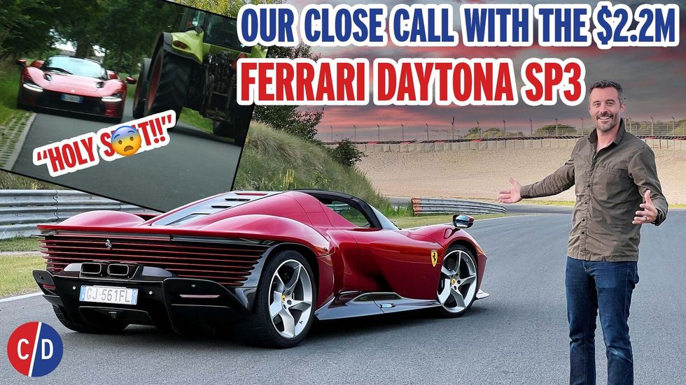 Video: We Had a Close Call While Driving the 2023 Ferrari Daytona SP3