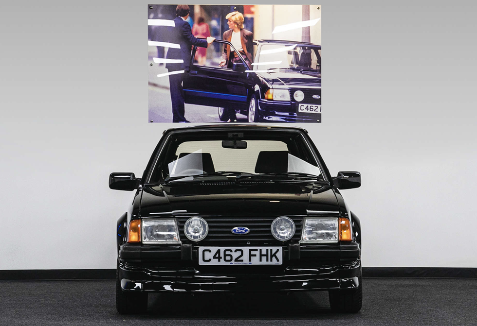 Ford Escort RS2 Turbo, Ex–Diana, Princess of Wales, Is at Auction