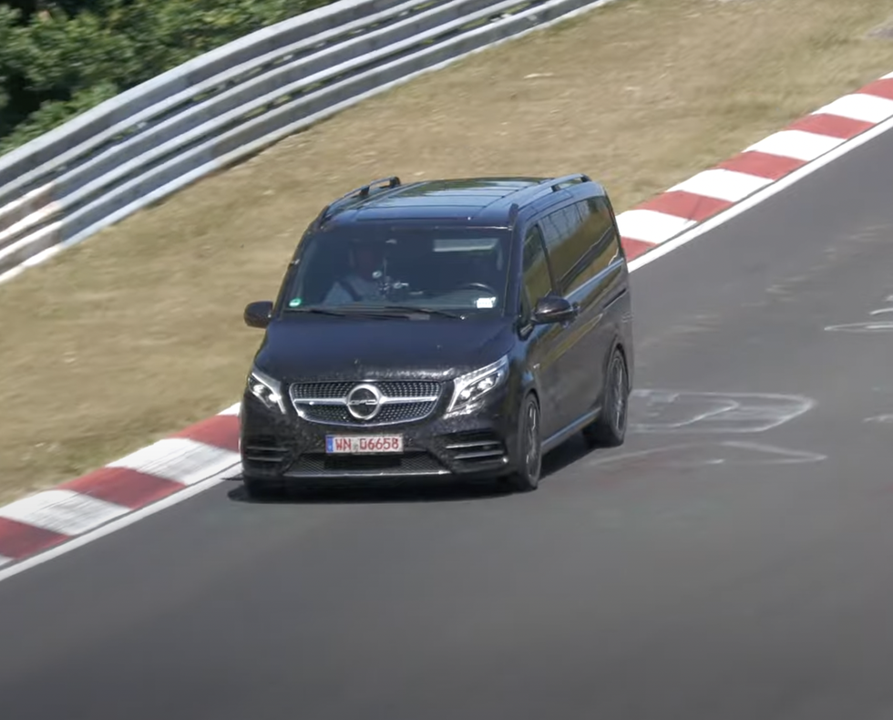 Mercedes V-Class Van Is a 900-HP V-8–Powered AMG GT R Underneath